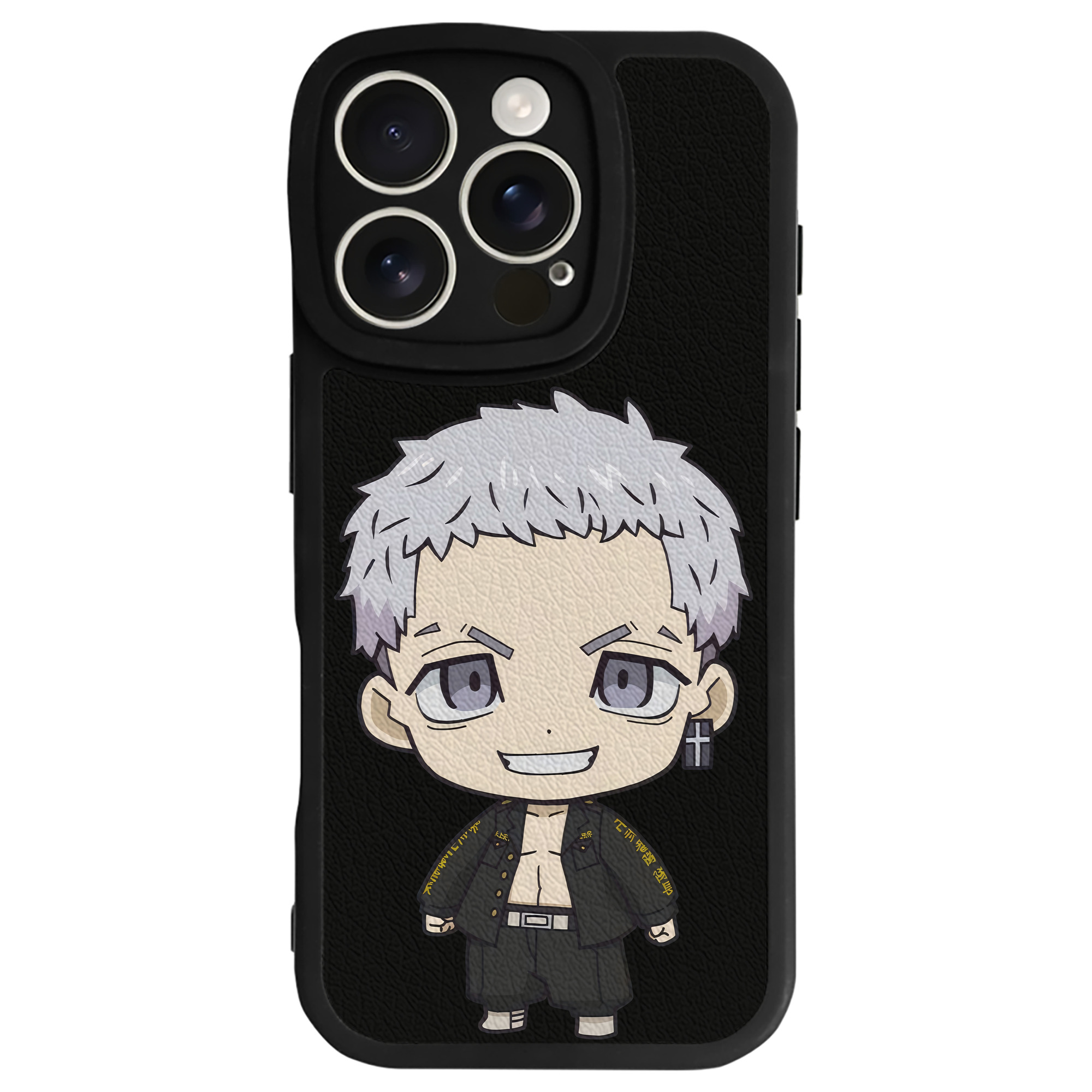 （画像用） 東京リベンジャーズ Tokyo Revengers 【iPhone 16シリーズ対応】シリコンスマホケース（レザー調） 材質：シリコン